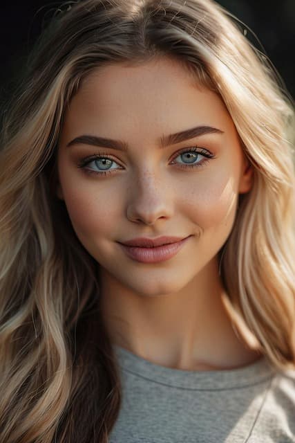 Sunlit, serene portrait toned with The Soft Start presets